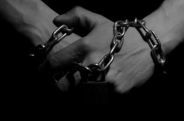 Image of hands in chains